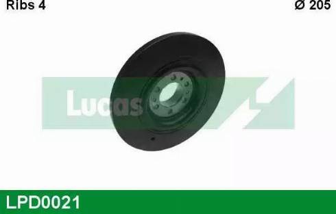 Lucas Engine Drive LPD0021 - Poulie, vilebrequin cwaw.fr