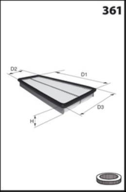 Lucas Filters LFAF408 - Filtre à air cwaw.fr