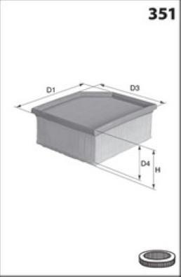 Lucas Filters LFAF569 - Filtre à air cwaw.fr