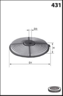 Lucas Filters LFAF340 - Filtre à air cwaw.fr