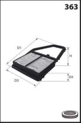 Lucas Filters LFAF419 - Filtre à air cwaw.fr