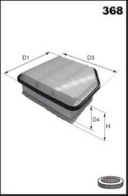 Lucas Filters LFAF317 - Filtre à air cwaw.fr