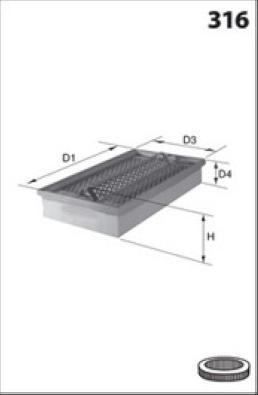 Lucas Filters LFAF385 - Filtre à air cwaw.fr