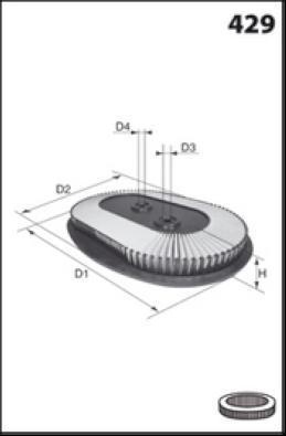 Lucas Filters LFAF371 - Filtre à air cwaw.fr