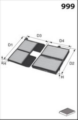 Lucas Filters LFCP266S - Filtre, air de l'habitacle cwaw.fr