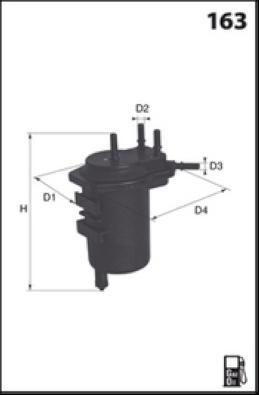 Lucas Filters LFDF185 - Filtre à carburant cwaw.fr