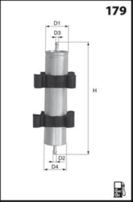 Lucas Filters LFDF261 - Filtre à carburant cwaw.fr