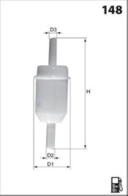 Lucas Filters LFDF279 - Filtre à carburant cwaw.fr