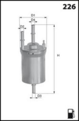 Lucas Filters LFPF025 - Filtre à carburant cwaw.fr