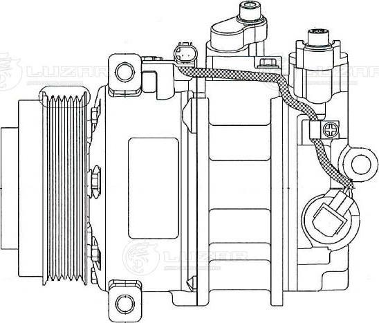 Luzar LCAC15164 - Compresseur, climatisation cwaw.fr