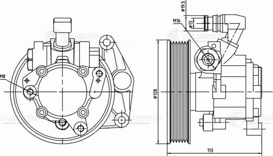 Luzar LPS 1505 - Pompe hydraulique, direction cwaw.fr