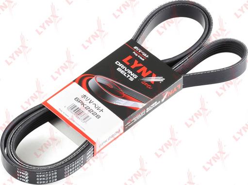 LYNXauto 6PK2228 - Courroie trapézoïdale à nervures cwaw.fr