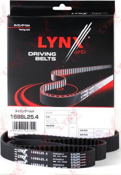 LYNXauto 168BL25.4 - Courroie de distribution cwaw.fr