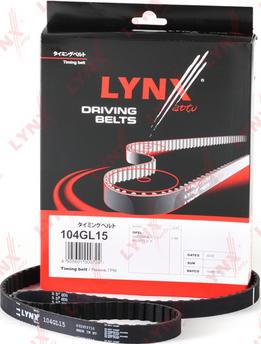 LYNXauto 104GL15 - Courroie de distribution cwaw.fr