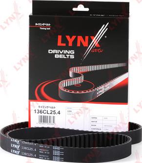 LYNXauto 136CL25.4 - Courroie de distribution cwaw.fr