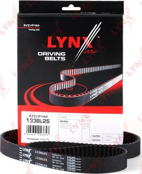 LYNXauto 133BL25 - Courroie de distribution cwaw.fr