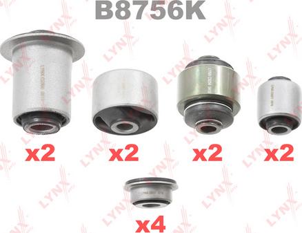 LYNXauto B8756K - Suspension, bras de liaison cwaw.fr