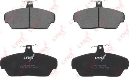 LYNXauto BD-4604 - Kit de plaquettes de frein, frein à disque cwaw.fr