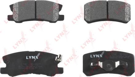 LYNXauto BD-5507 - Kit de plaquettes de frein, frein à disque cwaw.fr