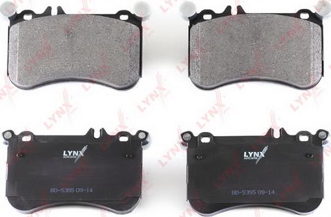 LYNXauto BD-5355 - Kit de plaquettes de frein, frein à disque cwaw.fr