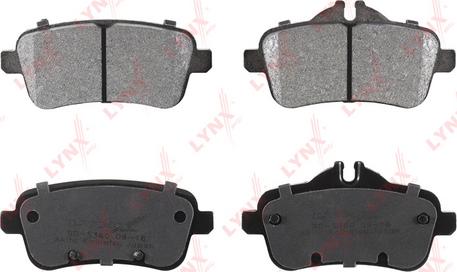 LYNXauto BD-5360 - Kit de plaquettes de frein, frein à disque cwaw.fr