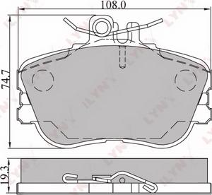 BENDIX 571828 - Kit de plaquettes de frein, frein à disque cwaw.fr