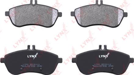 LYNXauto BD-5318 - Kit de plaquettes de frein, frein à disque cwaw.fr