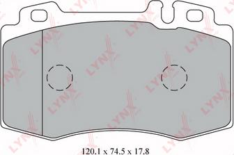 LYNXauto BD-5324 - Kit de plaquettes de frein, frein à disque cwaw.fr