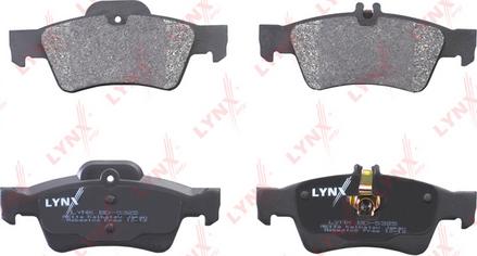 LYNXauto BD-5325 - Kit de plaquettes de frein, frein à disque cwaw.fr