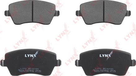 LYNXauto BD-5739 - Kit de plaquettes de frein, frein à disque cwaw.fr