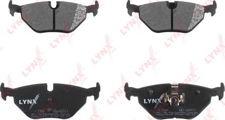 LYNXauto BD-6501 - Kit de plaquettes de frein, frein à disque cwaw.fr