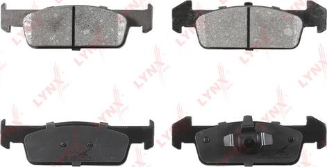 LYNXauto BD-6323 - Kit de plaquettes de frein, frein à disque cwaw.fr