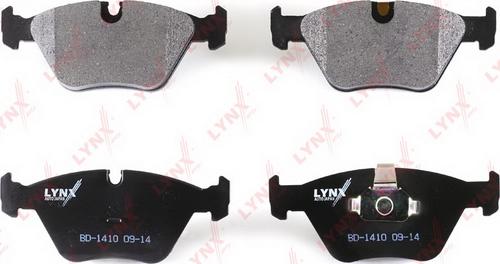 LYNXauto BD-1410 - Kit de plaquettes de frein, frein à disque cwaw.fr