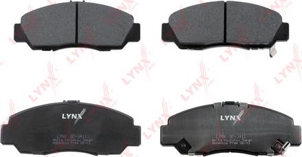 LYNXauto BD-3411 - Kit de plaquettes de frein, frein à disque cwaw.fr