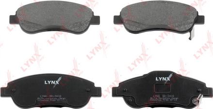 LYNXauto BD-3418 - Kit de plaquettes de frein, frein à disque cwaw.fr