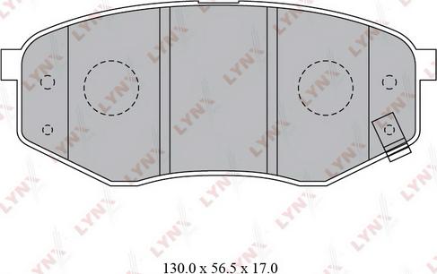 LYNXauto BD-3624 - Kit de plaquettes de frein, frein à disque cwaw.fr