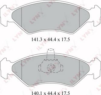 LYNXauto BD-3020 - Kit de plaquettes de frein, frein à disque cwaw.fr