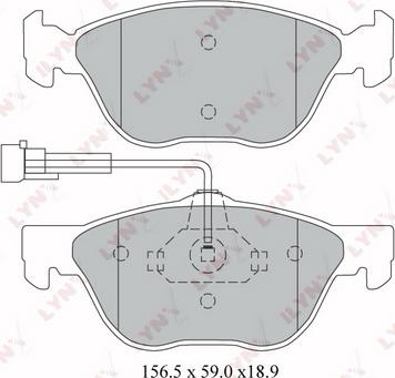 Dynamatrix DBP1299 - Kit de plaquettes de frein, frein à disque cwaw.fr