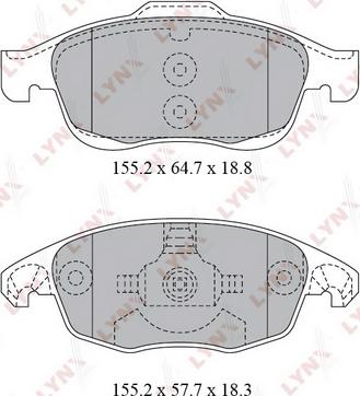 ACDelco 19377462 - Kit de plaquettes de frein, frein à disque cwaw.fr