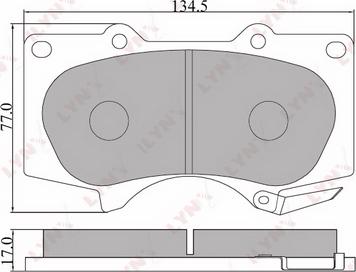 Lucas Electrical GDB3364 - Kit de plaquettes de frein, frein à disque cwaw.fr