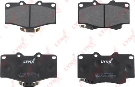 LYNXauto BD-7501 - Kit de plaquettes de frein, frein à disque cwaw.fr