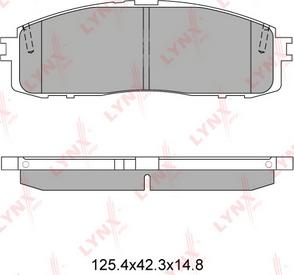 LYNXauto BD-7602 - Kit de plaquettes de frein, frein à disque cwaw.fr