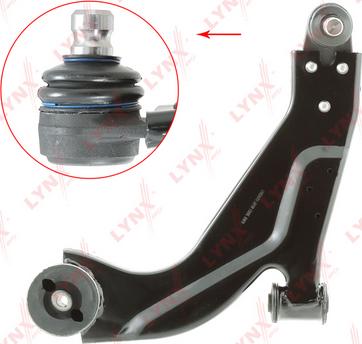 LYNXauto C5099L - Bras de liaison, suspension de roue cwaw.fr