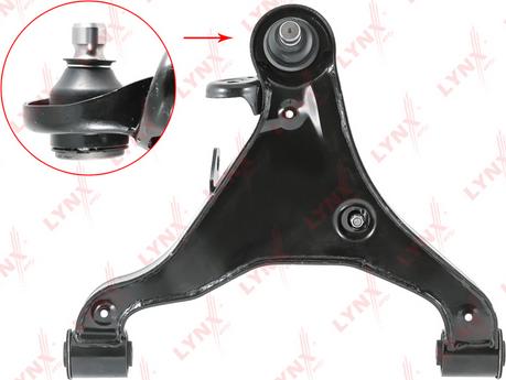 LYNXauto C5258L - Bras de liaison, suspension de roue cwaw.fr