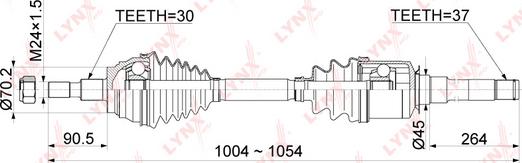 LYNXauto CD-1081 - Arbre de transmission cwaw.fr