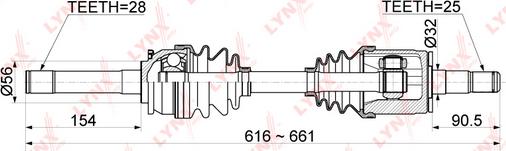 LYNXauto CD-1087 - Arbre de transmission cwaw.fr