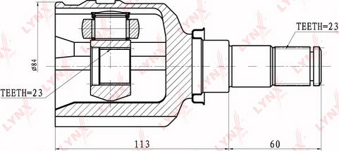 LYNXauto CI-7509 - Jeu de joints, arbre de transmission cwaw.fr