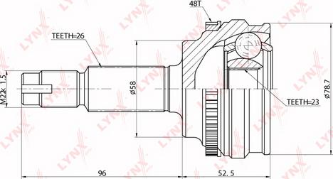 LYNXauto CO-7517A - Jeu de joints, arbre de transmission cwaw.fr