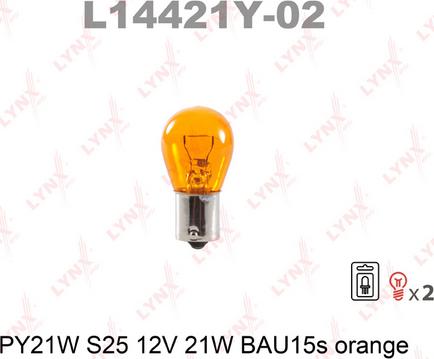 LYNXauto L14421Y-02 - Ampoule cwaw.fr