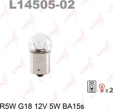 LYNXauto L14505-02 - Ampoule cwaw.fr